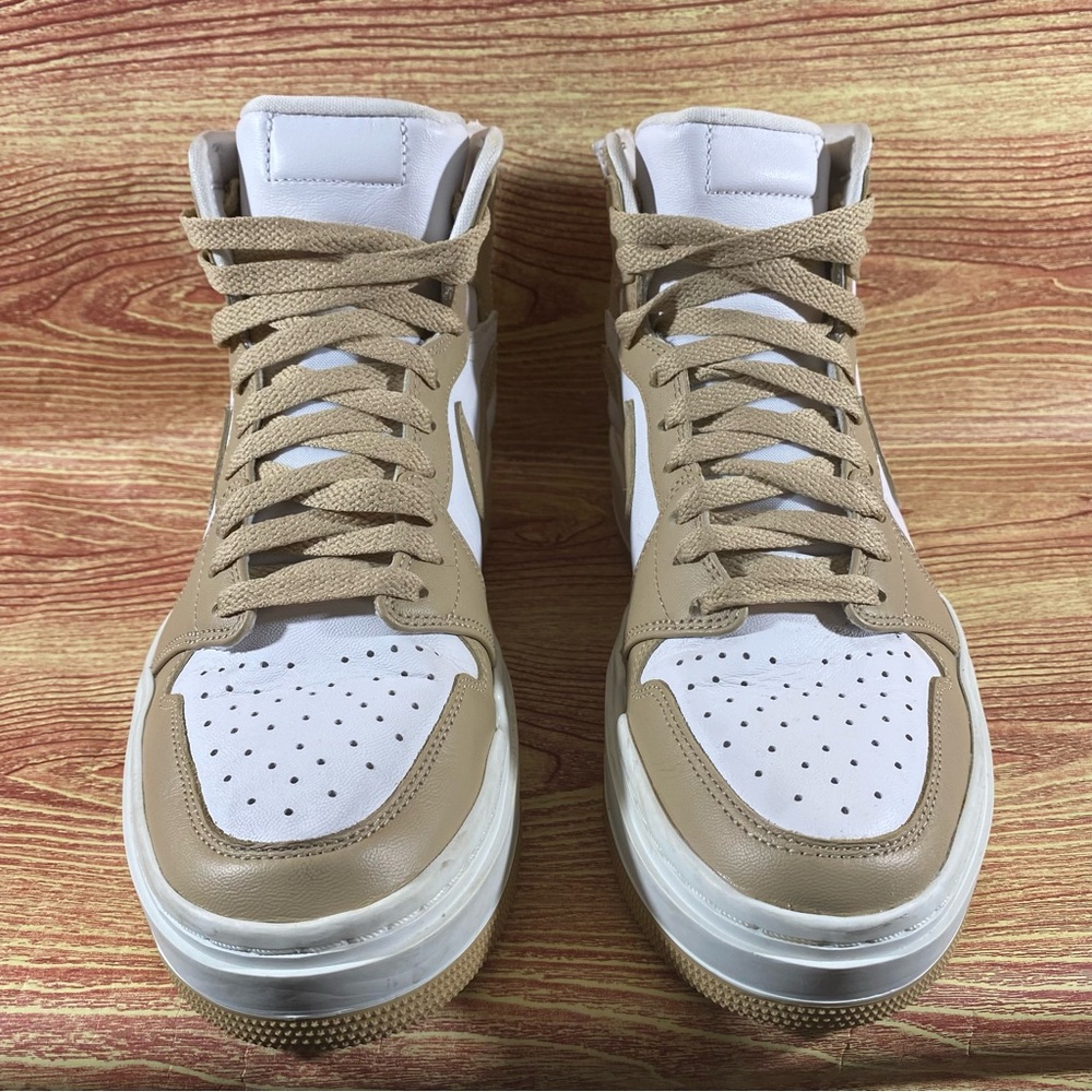Jordan 1 High Elevate Desert Platform Sneakers 9.5 - Picture 3 of 9